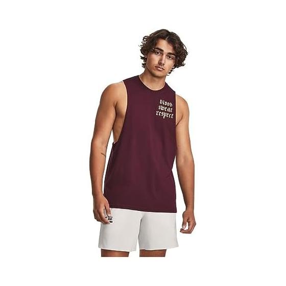 Under Armor T-Shirt UA Project Rock Blood Sweat Respect Tank Men s