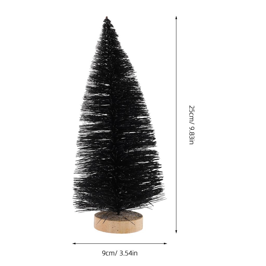 Desktop Christmas Trees Mini Xmas Tree Decoration Stylish Festive Atmosphere Artificial Pine Tree for Home Office Party Decor