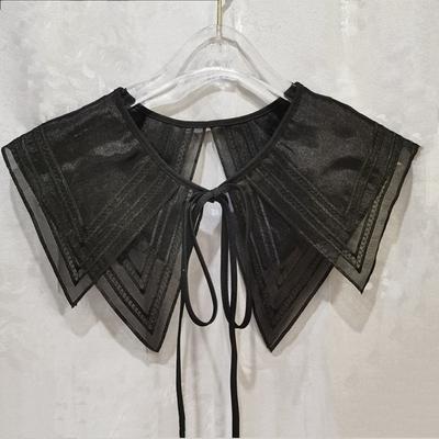 Νέα Κεντήματα Γυναικείο Δαντελένιο Γιακάς Γυναικεία Ρούχα Παιδικά Ρούχα Αποσπώμενη Δαντελένια Σάλι με Κορδόνια για Πουκάμισο