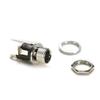 10PCS 5.5x2.1mm Female Metal Panel Mount Socket DC Power Connector Plug