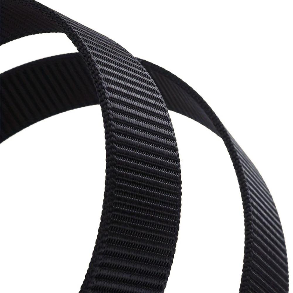 Metal Buckle Men Belt Canvas Canvas Waist Belt Retro Nylon Belt Female