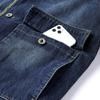 Denim Jacket Men's New Winter Velvet Thickening Loose Large Size Men's Tops Lamb Velvet Cotton Jacket
