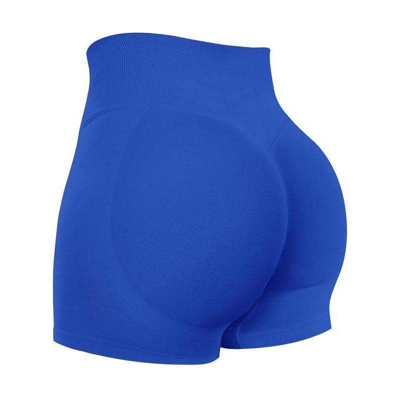 Seamless High Waist Tight Yoga Shorts Butt Lifting Workout Running Shorts