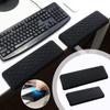 2 Pack L-Shaped Keyboard Wrist Rest Pad Ergonomic Desk Edge Cushion Arm Rest Pads for Gaming Office Computer PC Painting Gaming