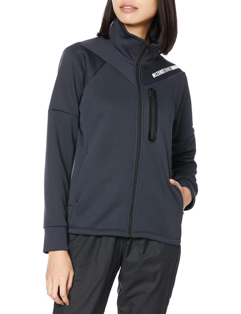 Mizuno Cardboard Knit Training Size S Size Small To Japanese Size Women's Jacket, Black, (32MC0850), (equivalent S)