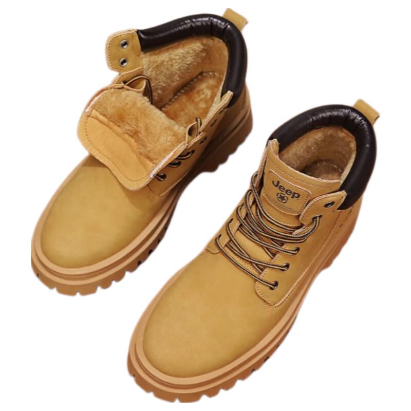 JEEP Men s High-Top Platform Work Boots 40