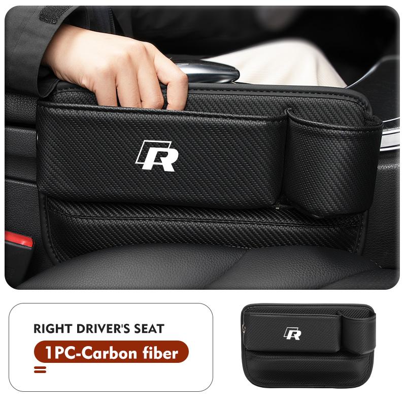 Car Seat Gap Organizer Storage Box Console Crevice Cup Holder For Volkswagen VW Mk6 CC B5 B6 B7 Golf 4 5 6 7 Scirocco Sagitar Ru0