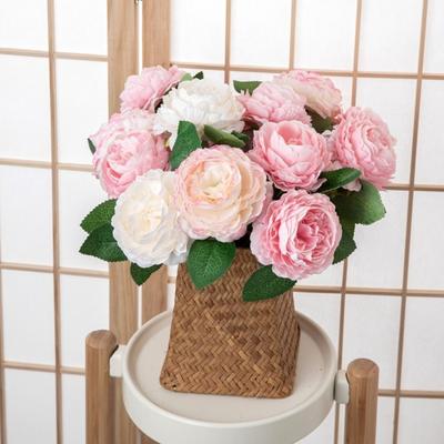 Πανέμορφα υφάσματα Fake Rose Αισθητικής Διακοσμητικά