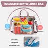 Large Lunch Bag Insulated Cooler Bag Lunch Box, Thermal Bag for Work Picnic, Portable Cool Box Reusable Tote Lunch Bag Carry Bag