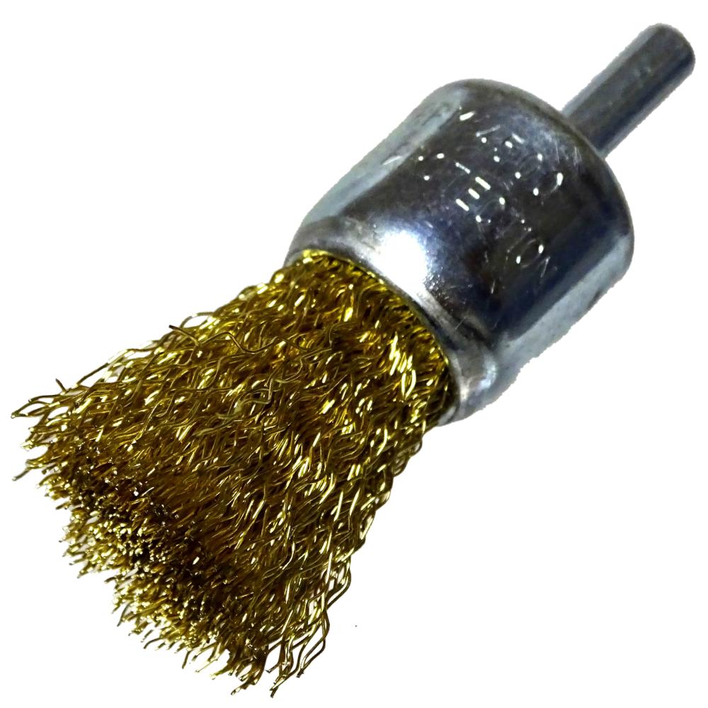 Steel Wire Brushes for Drills, Set of 3 Brushes