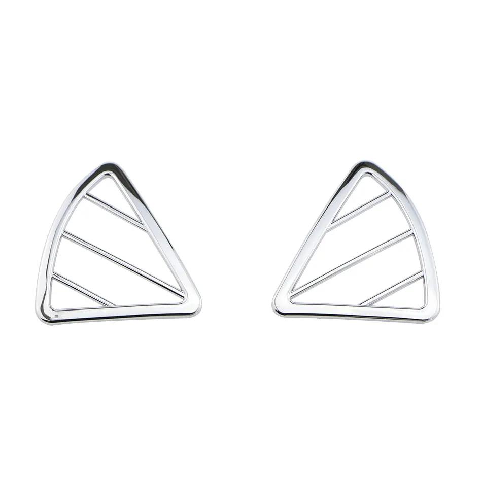 Car Front Air Conditioning Vent Decor Trim for Hyundai Verna Solaris Accent 2011-2015 2Pcs/set AC Outlet Frame Cover Accessories