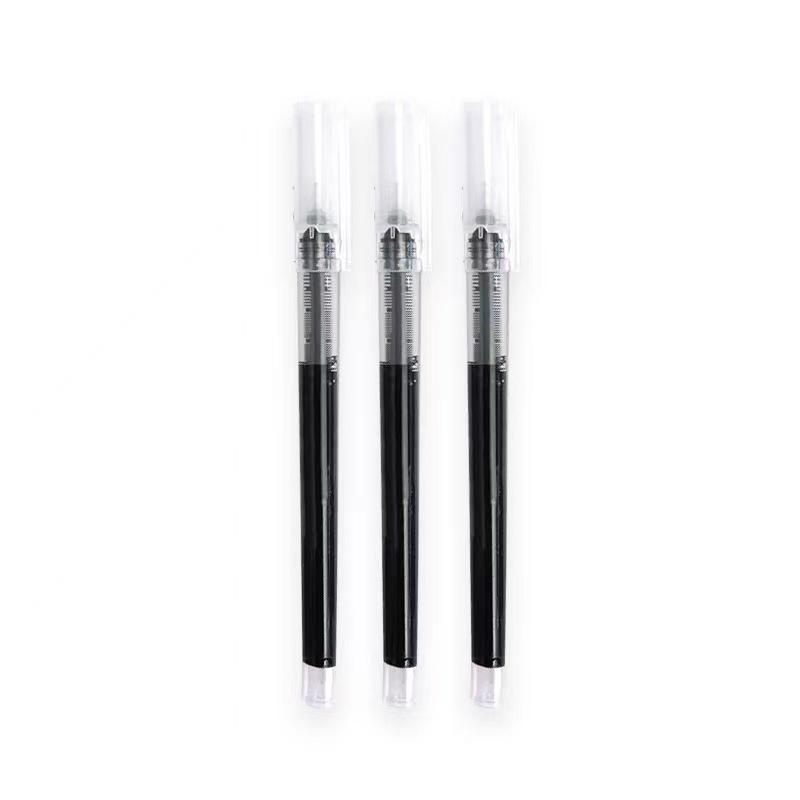 Quick-drying Rollerball Gel Pen 0.5mm for Students, Carbon Ink, Water-based, Fast-dry Signing Pen