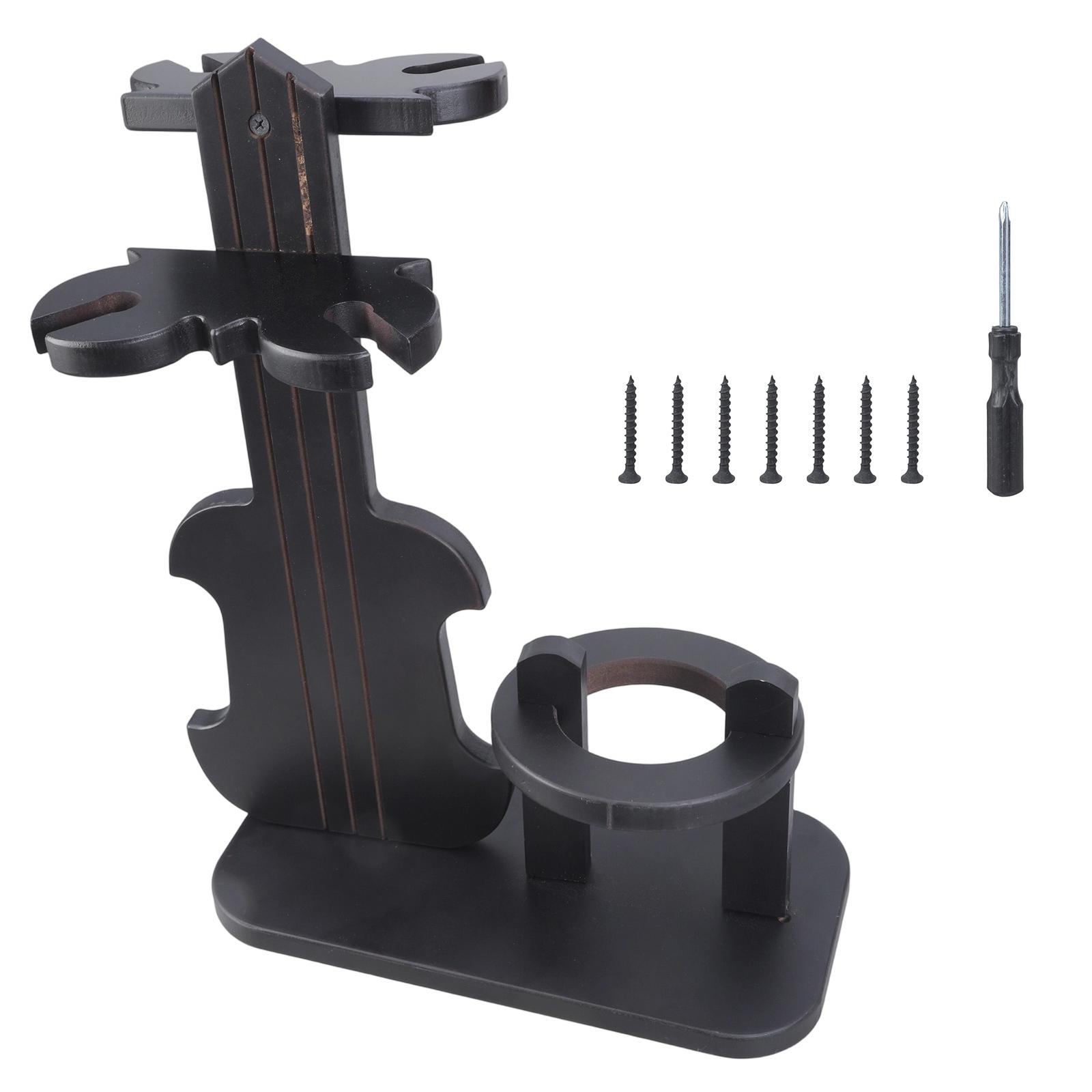 

Винтажная деревянная подставка для бокалов, вдохновленная скрипкой, вмещает 4 бокала, экономит место, кухонный барный декор