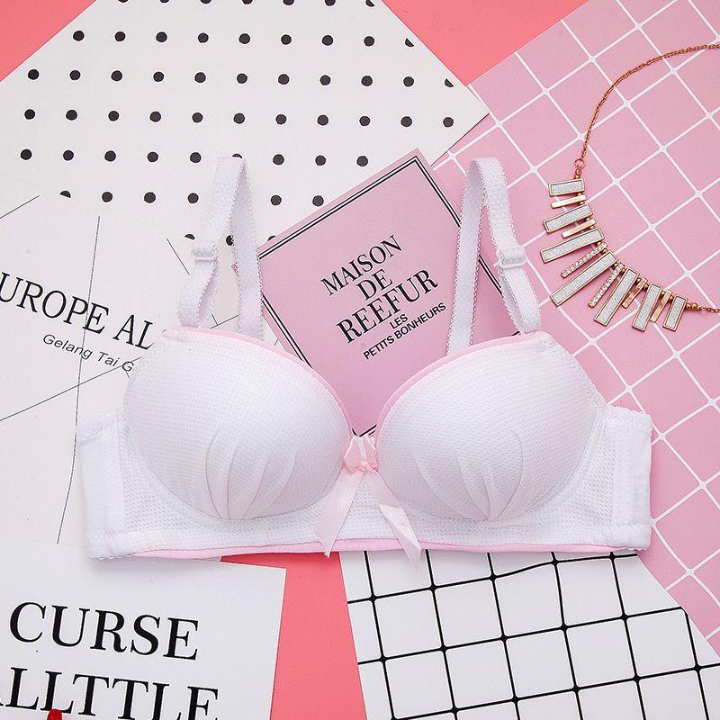 Push Up Bras For Women Solid Underwear Female Brassiere Girls Simple Bras