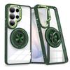 CAXITON Magnetic Ring Stand Transparent Case for Samsung S25 Plus