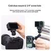 VRIG Magnetic Mount Base for DJI Osmo Action 5 Pro/4/3 160 Degree Tilt Angle Quick Release Cold Shoe Camera Accessory