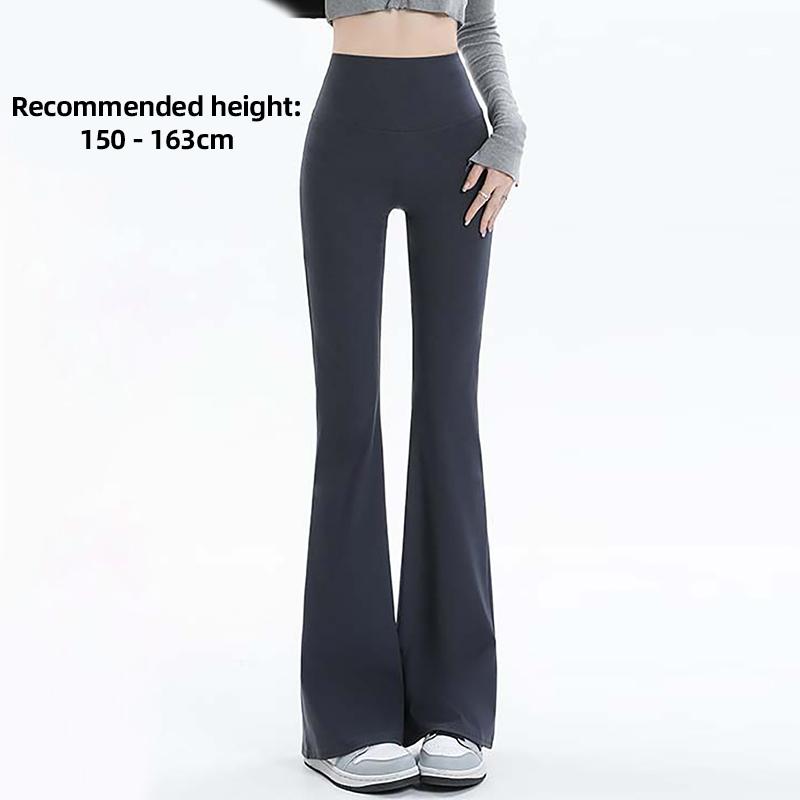 

Микро-клеш Брюки Брюки Акула Женские С высокой талией Стройнящие Облегающие Брюки-клеш Подкова Широкие брюки Женская верхняя одежда Облегающие Брюки-клеш Подкладка XL серый