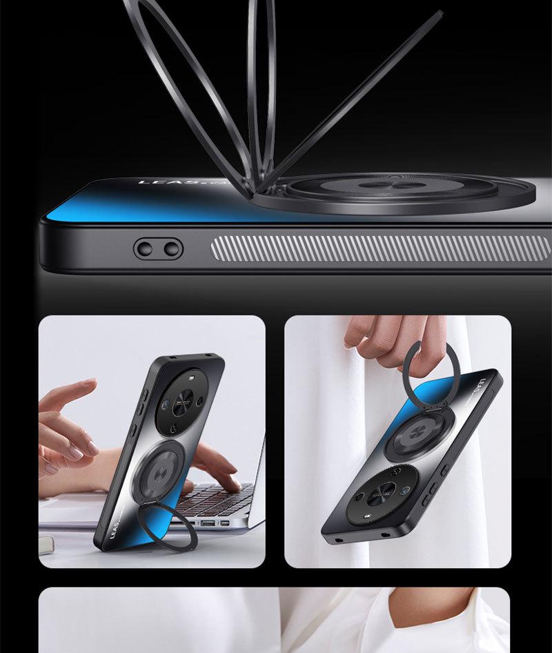 Xiaomi 17Pro/14/15T Anti-Drop Case with 360° Stand and Frosted Design