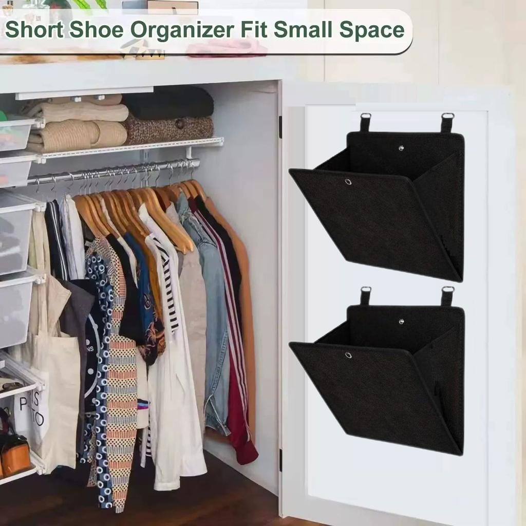 Kein Bohren erforderlich Wohnmobile Wandmontierte Schuhaufbewahrungstasche Organizer Oxford-Stoffkonstruktion Schnelle Installation und Einrichtung