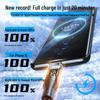 120W Super Fast Charging Type-C Data Cable with Real-Time Digital Power Display, Fully Compatible.
