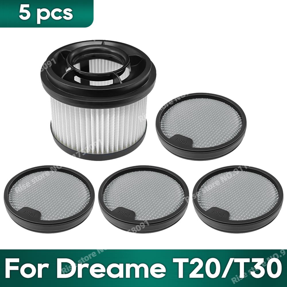 Hepa Filter Fit for Dreame T30, T20, T20 Pro, T10, T30 Neo, R10, R10 Pro, R20, Xiaomi G9 G10