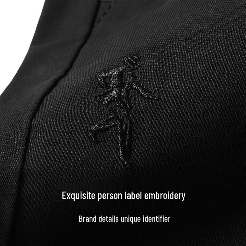 Men's Easy-Care Tapered Cropped Casual Pants