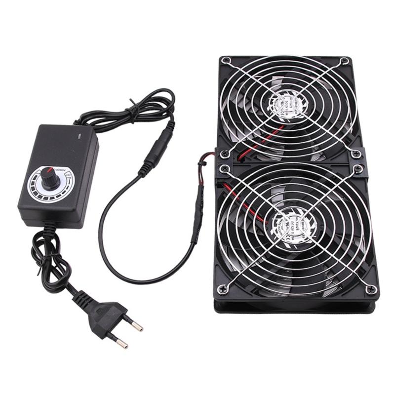 2750RPM 120MM Large Air Volumes 100-240V Mining Machine Workstation Cabinet Server Case Cooling System Fan