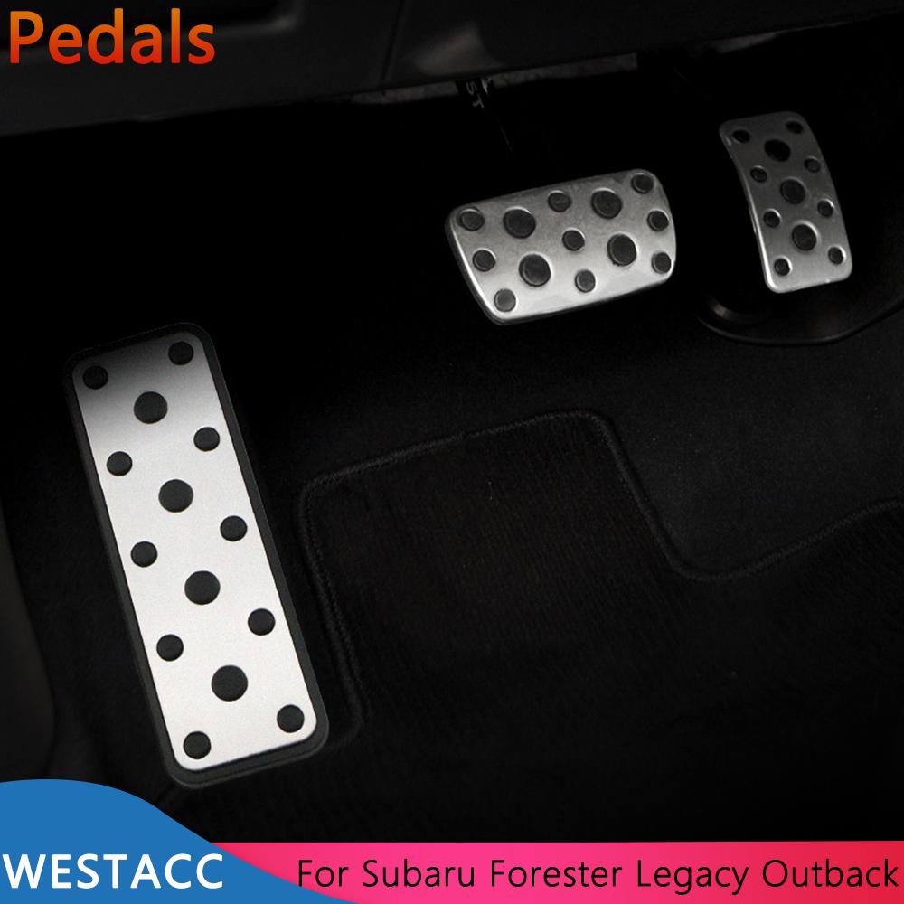 Car Pedals for Subaru Forester SG 2003-2005 Legacy IV V 2004-2014 Outback BL BP 2004-2006 Gas Brake Rest Pedal Cover