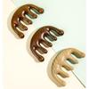 1PC Wooden Massage Comb Meridian Head 5 Teeth Sandalwood