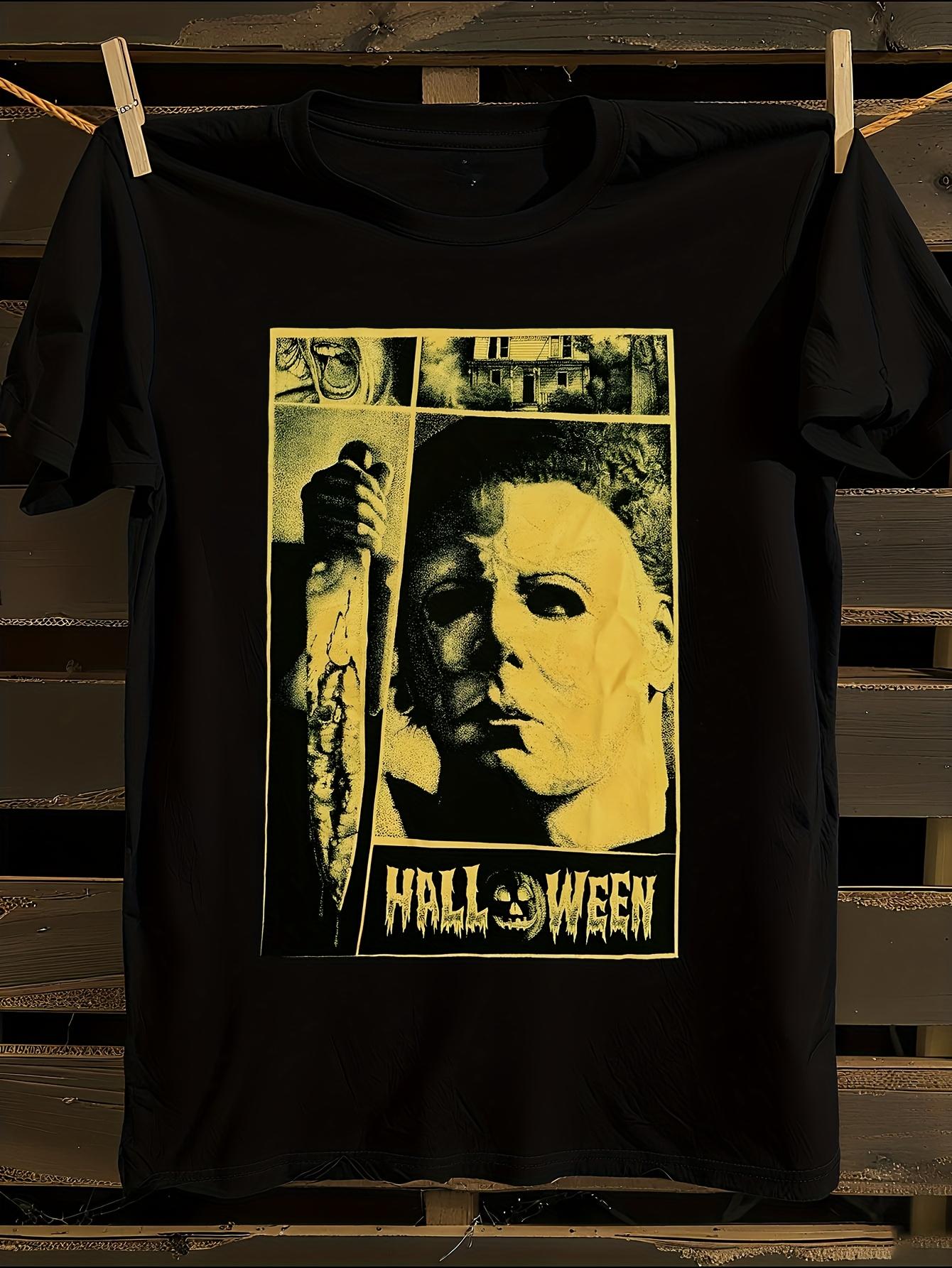 100% Cotton Horror-Themed T-shirt XXXL
