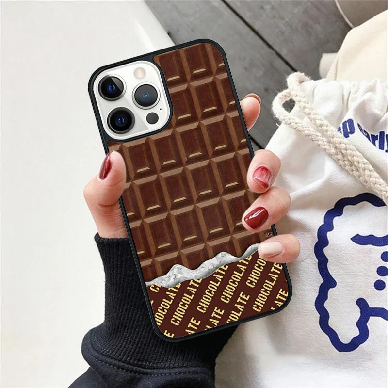 Chocolate Bar Phone Case For iPhone 17 Air 15 16 Cover 11 13 14 Pro Max 12 Plus Max Fundas