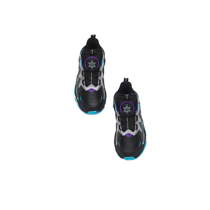 Anta Comfortable Fashionable Versatile Personality Non-Slip Wear-Resistant Kids Cotton Shoes Kids Shoes Black 312449978N-1