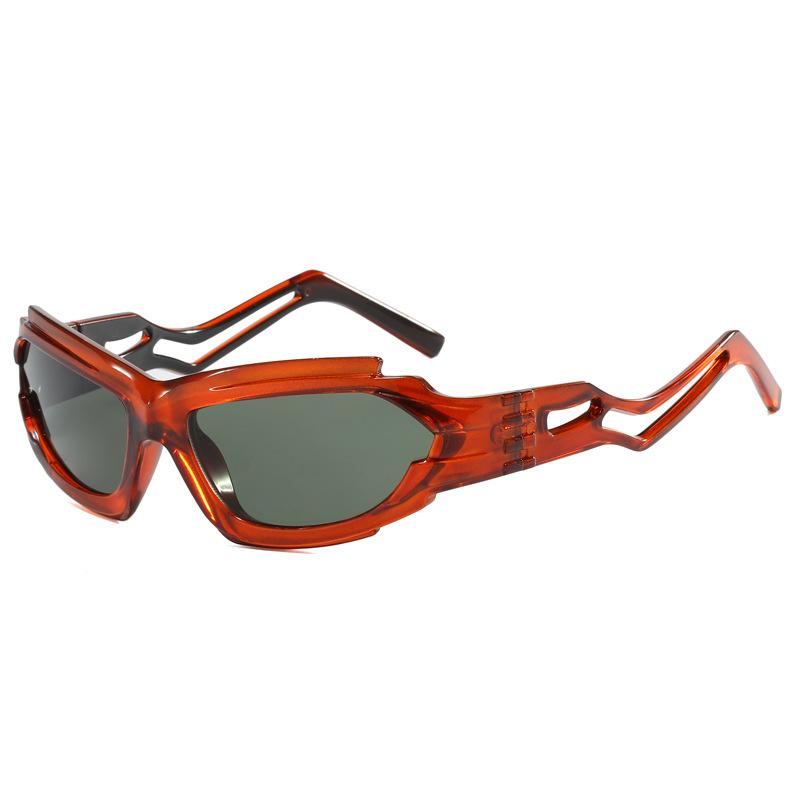 Xiaomi Men Women Y2K Futuristic Hollow Temple Sunglasses UV400 Party Street Fashion Showoff Shades Multi Color Available