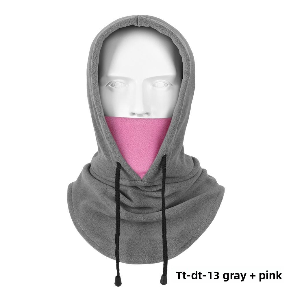 Winter Cycling Mask With Fleece Material For Outdoor Skiing And Running
