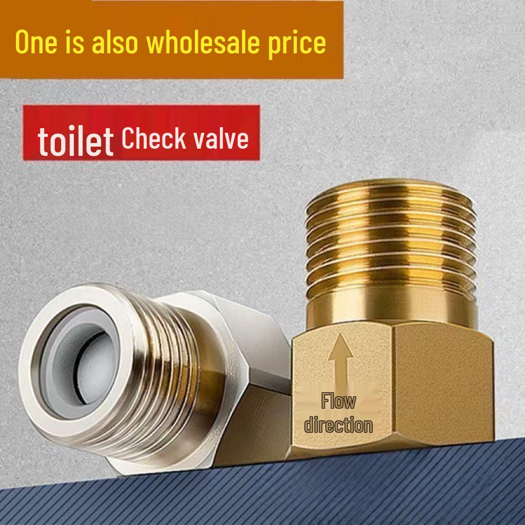 

Anti-Backflow Water Check Valve for Toilets and Solar Systems - Prevents Backflow and Stops Unwanted Flow