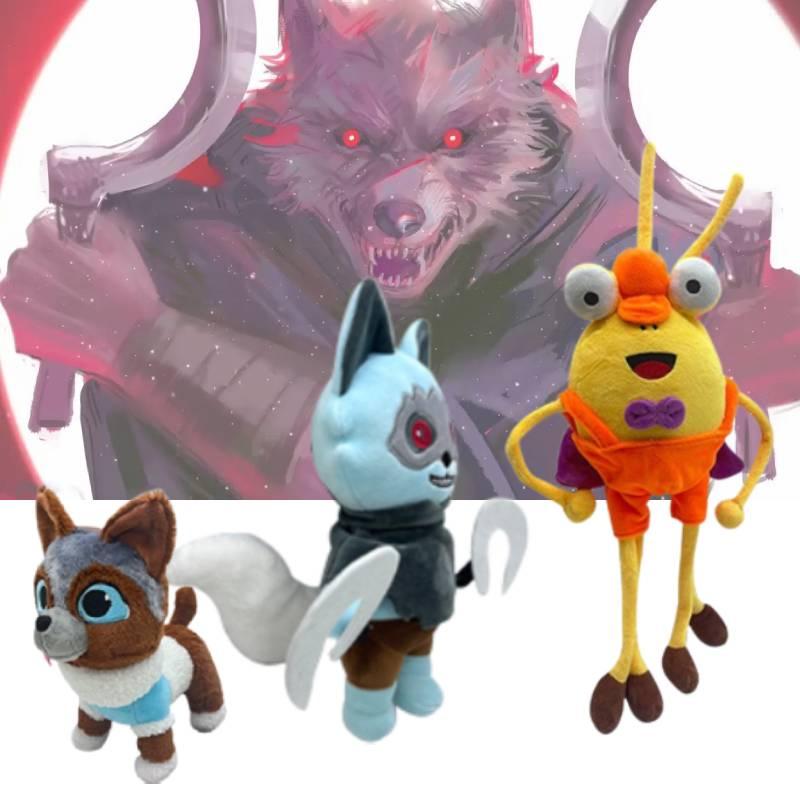 Puss In Boots Grim Wolf Plush Toy