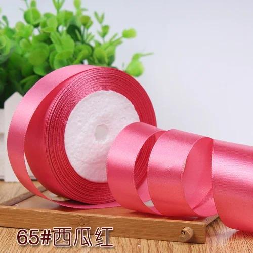 25yard 6mm 10mm 15mm 20mm 25mm 40mm 50mm Silk Satin Ribbons for Crafts Bow Handmade Gift Wrap Party Wedding Coth DIY Decorative