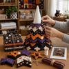 Complete Set DIY Craft Kit Handmade Hand-Made Decor Gifts Quilted Fabric Tree  Halloween Decor
