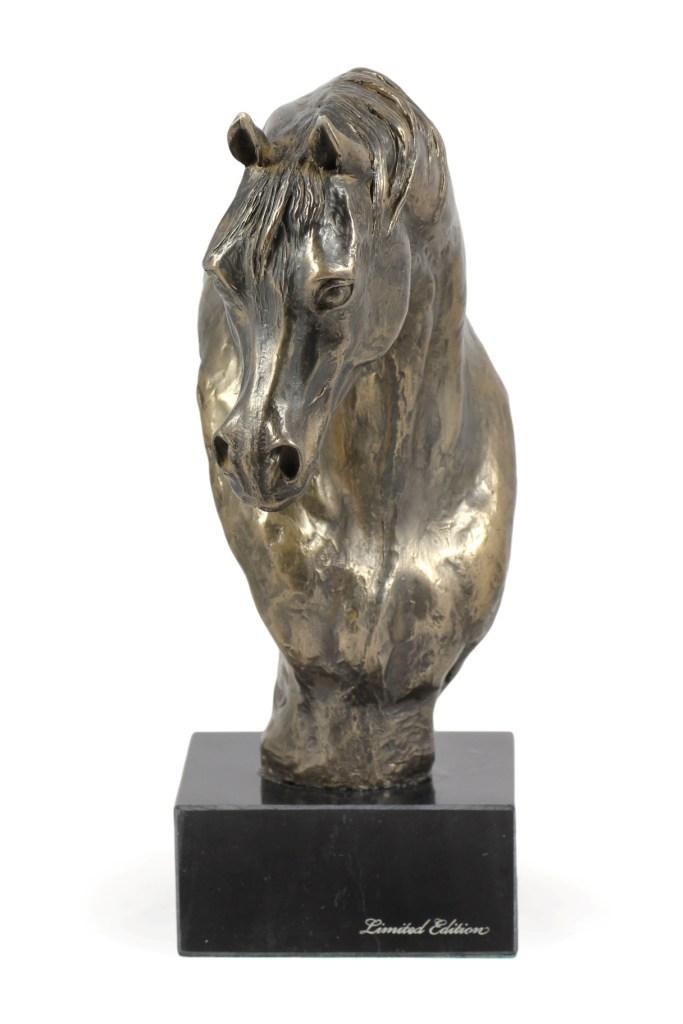 Koń Arabski I - Elegancka Statuetka, Popiersie Konia Na Kamiennej Podstawie, Trofeum Na Wyścigi Konne Marki Art-Dog