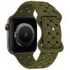 Armband für Apple Watch Beline Silikon Gewebt Olivgrün
