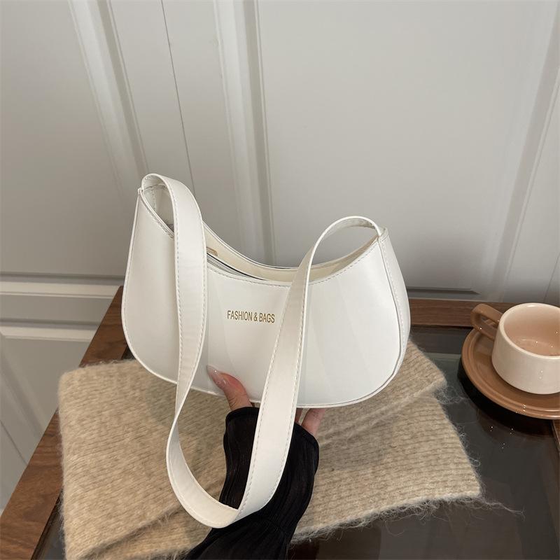 Retro Oily Underarm Bag 2025 European and American Shoulder Bag Women's Bag Wholesale Fashion Hobo Underarm Bag