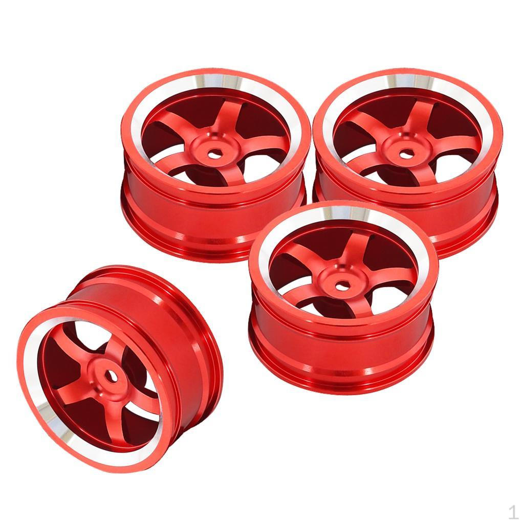 4 Aluminum Alloy Wheel Rim For RC 1:10 Tires