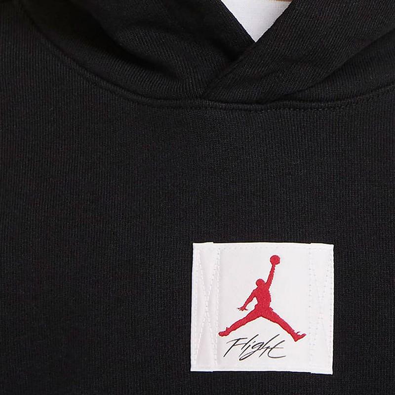 Jordan Logo Label Sports Hoodie Kids Hoodies Black DQ7939-010