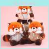 Adorable 20cm Cute Panda Plush Toy Stuffed Animal Doll For Kids Birthday Gift