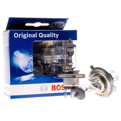 Bosch H4 Halogen Bulbs 12V 3000K Yellow 55/65W P43T, 2 Pcs