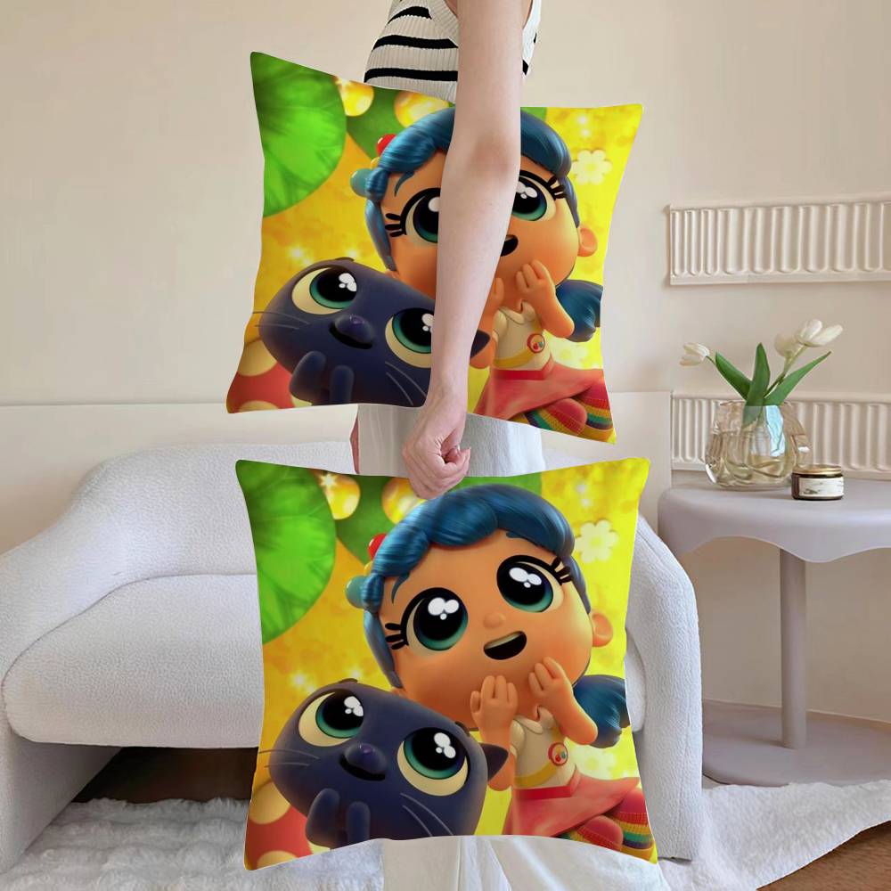 A-Ader E-Error Pillow Case Anti-dustmite Pillowcase Invisible Zipper Silky Sofa Cushion Cover