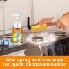 60ml Foam Cleaner Kitchen Grease Cleaner Stain Remover Cleaner Spray Magic Kitchen Degreaser Products Kitchenware Degreaser