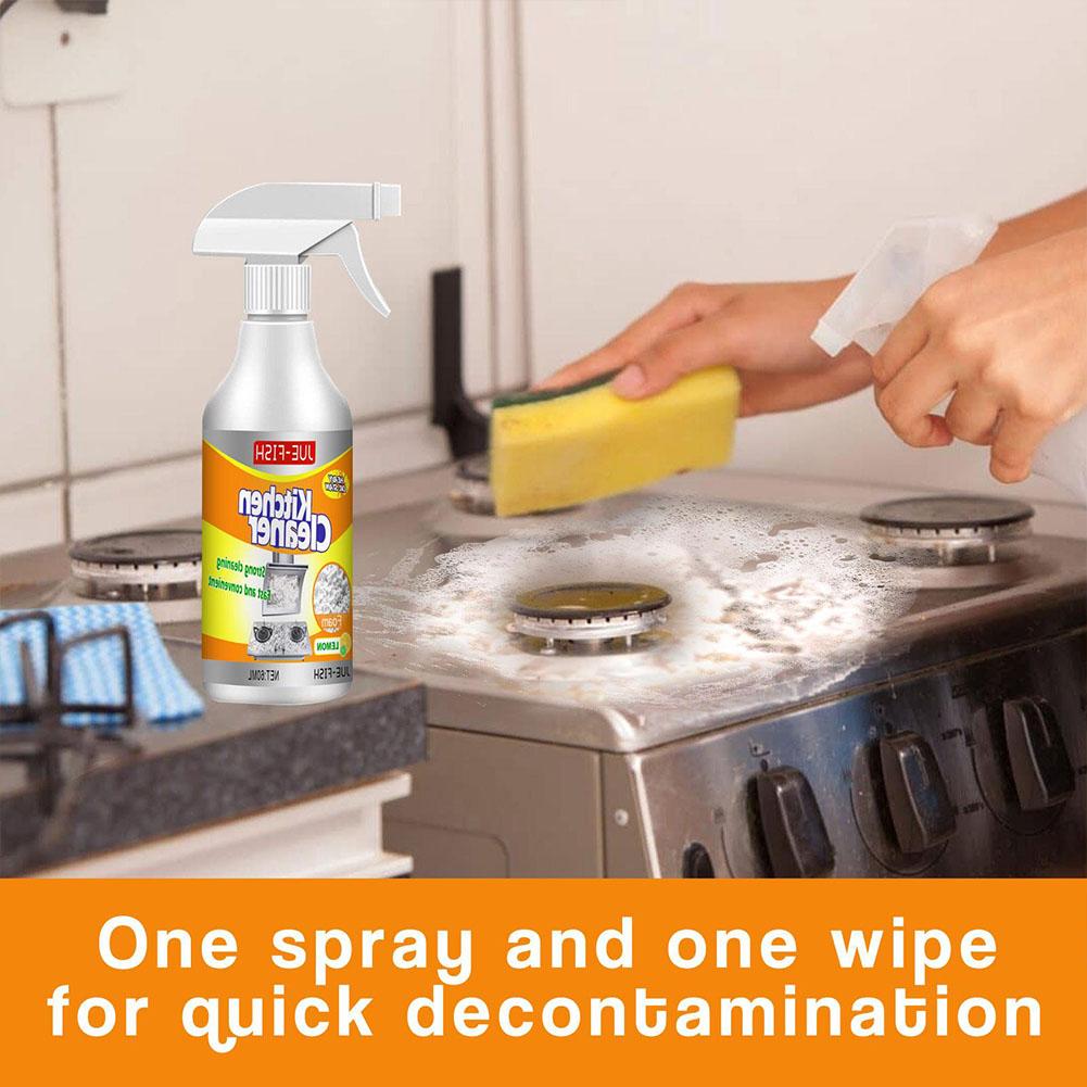60ml Foam Cleaner Kitchen Grease Cleaner Stain Remover Cleaner Spray Magic Kitchen Degreaser Products Kitchenware Degreaser