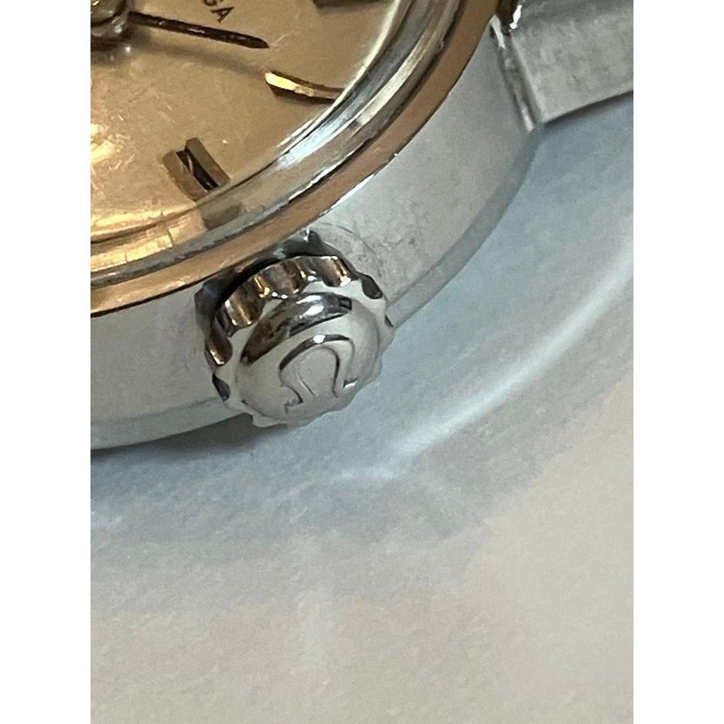 Used OMEGA Omega Seamaster ladies watch antique SS manual winding case included