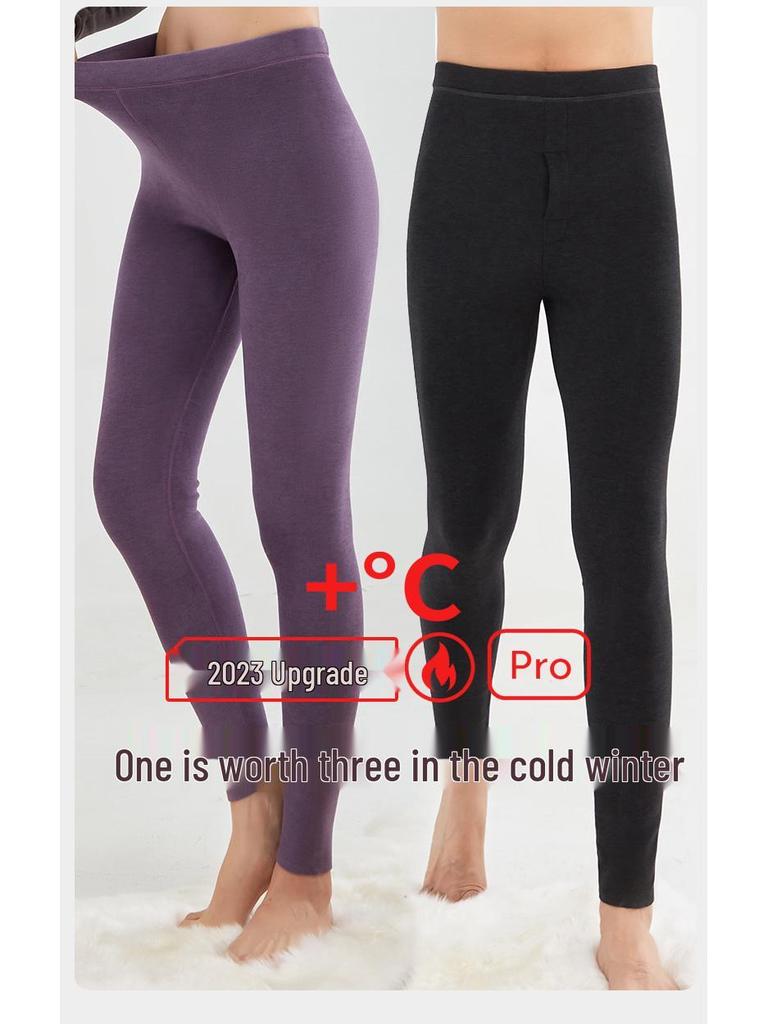 Extra Dicke Thermische Nahtlose Antibakterielle Fleecegefütterte Leggings für Männer & Frauen - Ideal für ältere Menschen